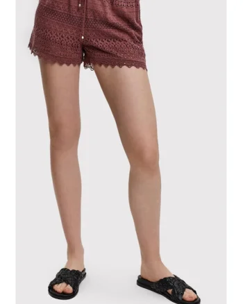 Pantaloni dama,  6979, Bumbac, Visiniu