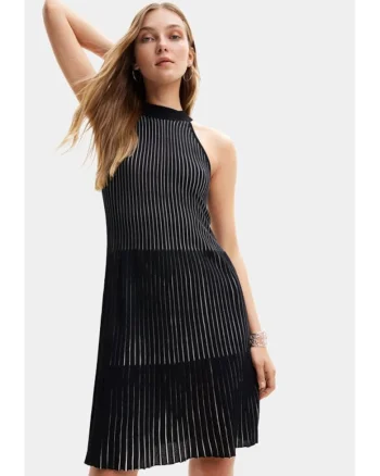 Rochie dama,  76749, Negru, Viscoza