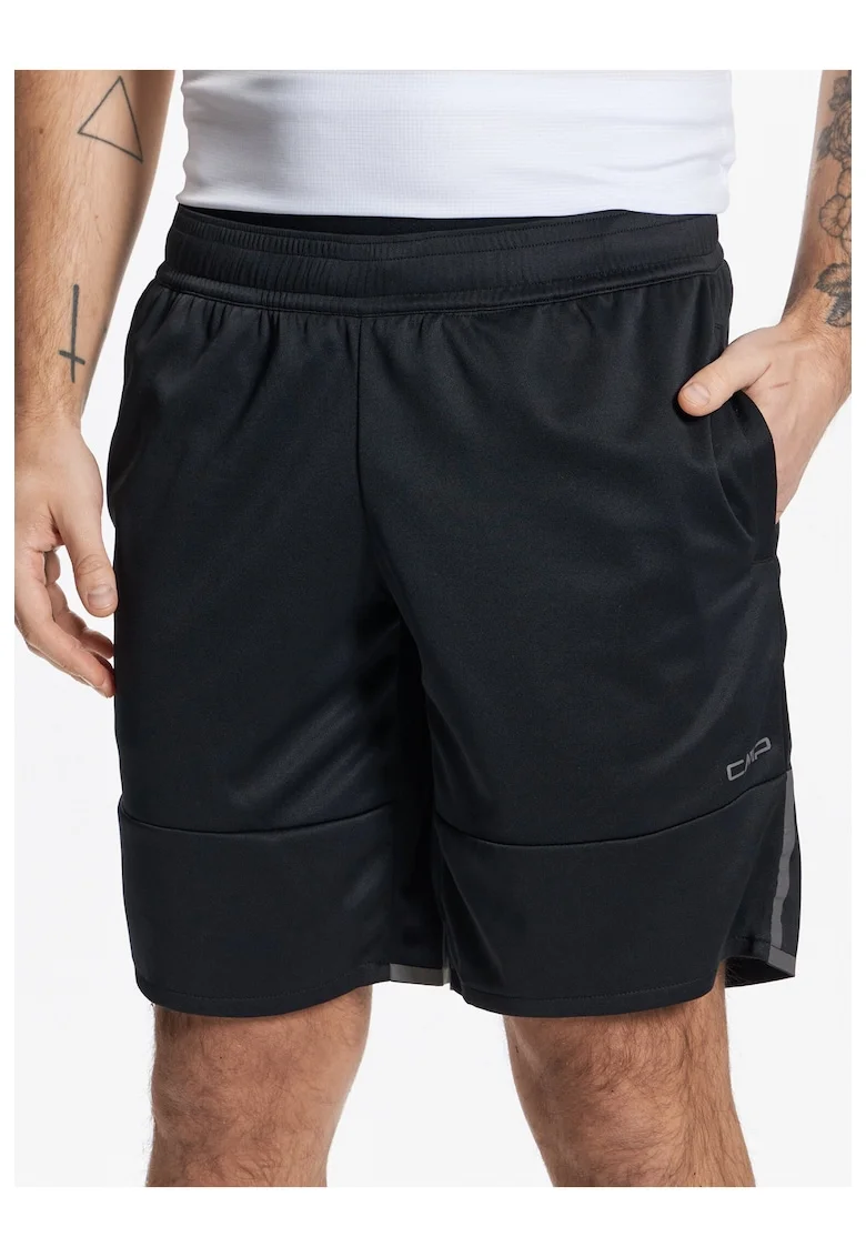 Pantaloni scurti  pentru barbati, Poliester, Negru, Negru