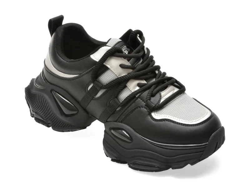 Pantofi sport FLAVIA PASSINI negri, 6890, din piele naturala
