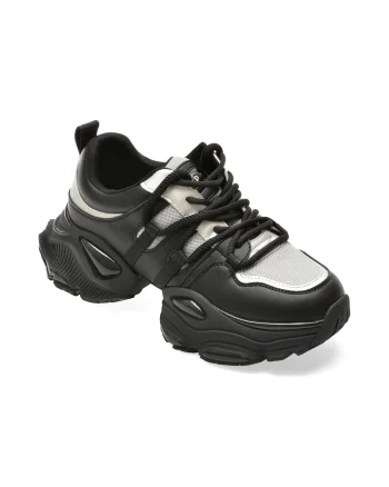 Pantofi sport FLAVIA PASSINI negri, 6890, din piele naturala