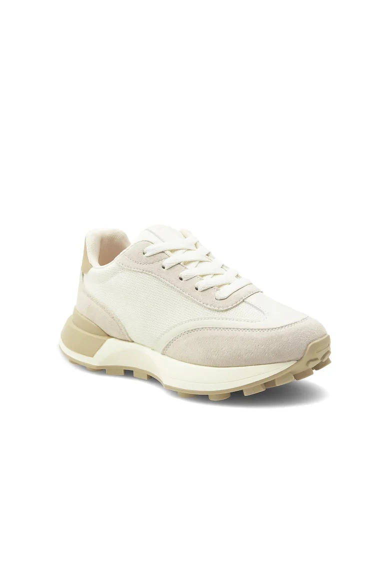 Pantofi sport dama,  451419, Textil, Bej
