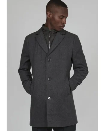 Palton barbati,  90057, Lana, Gri