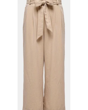 Pantaloni dama,  303603120, Bej, Viscoza
