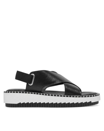 Sandale dama, 2534,  Piele naturala, Negru
