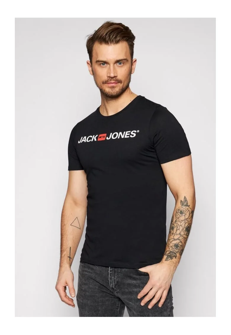 Tricou barbati,  14316, Bumbac, Negru