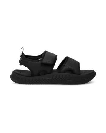 Sandale dama,  590559, Sintetic, Negru, Negru