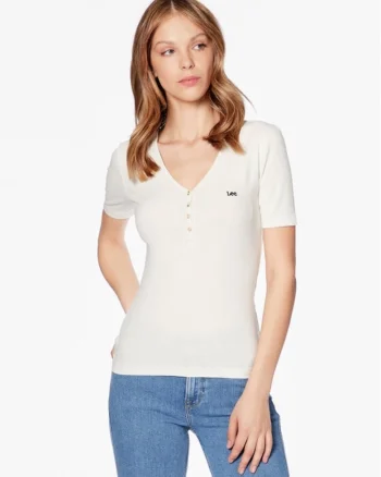 Tricou dama,  745906, Ecru, Poliester,