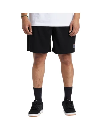 Costum de baie barbati,  Poliester, Negru, Negru