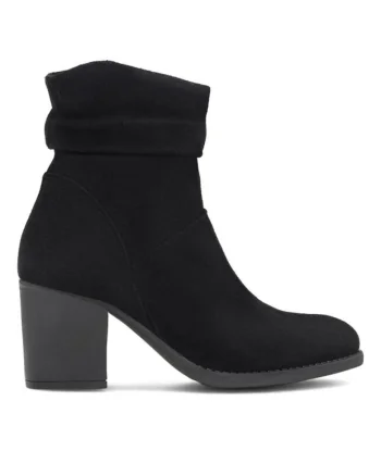 Botine dama,  590558808621541, Piele naturala, Negru