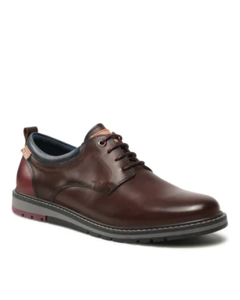 Pantofi barbati,  300890622, Maro, Piele naturala, Maro