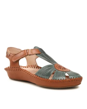 Pantofi dama,  302206100, Verde, Piele intoarsa, Verde