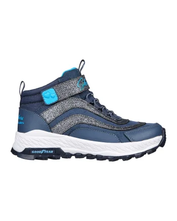 Pantofi sport cu finisaj rezistent la apa Fusetread-Wildad, Albastru inchis/Argintiu