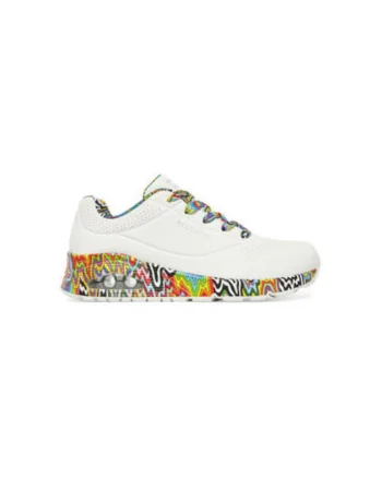Pantofi sport dama  304743290, Piele ecologica, Alb, Alb