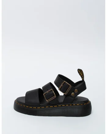 Sandale de piele cu cusaturi contrastante Gryphon