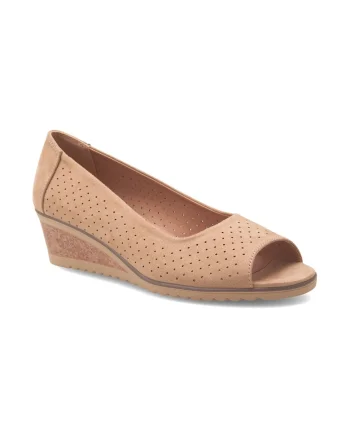 Pantofi dama,  511984, Textil, Bej