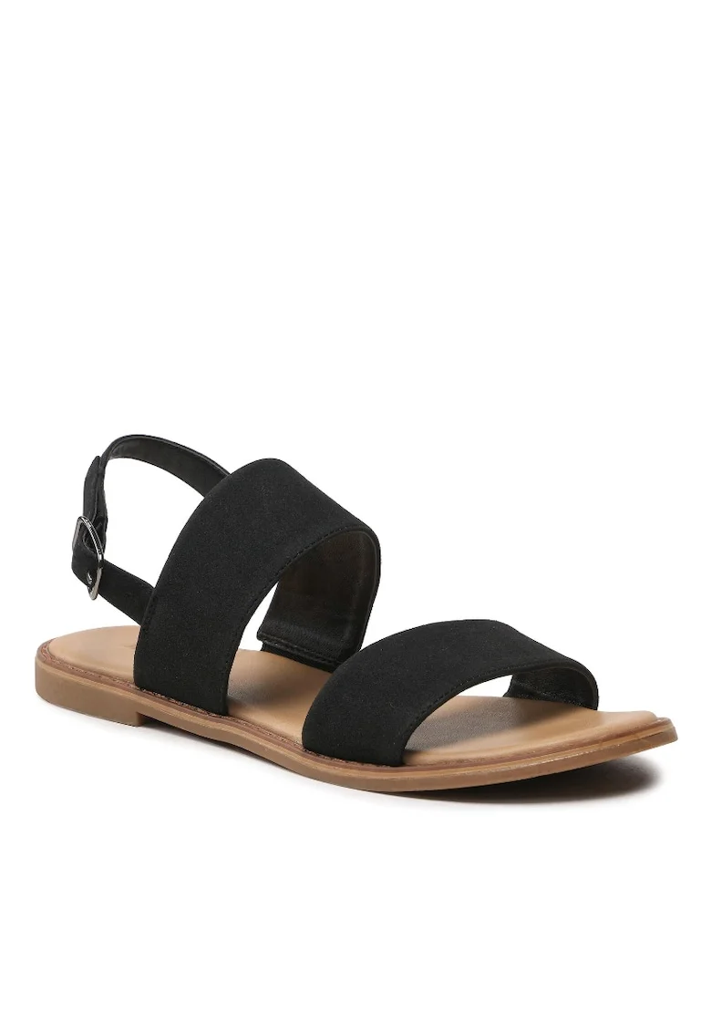 Sandale dama,  5904862803494, Piele ecologica, Negru