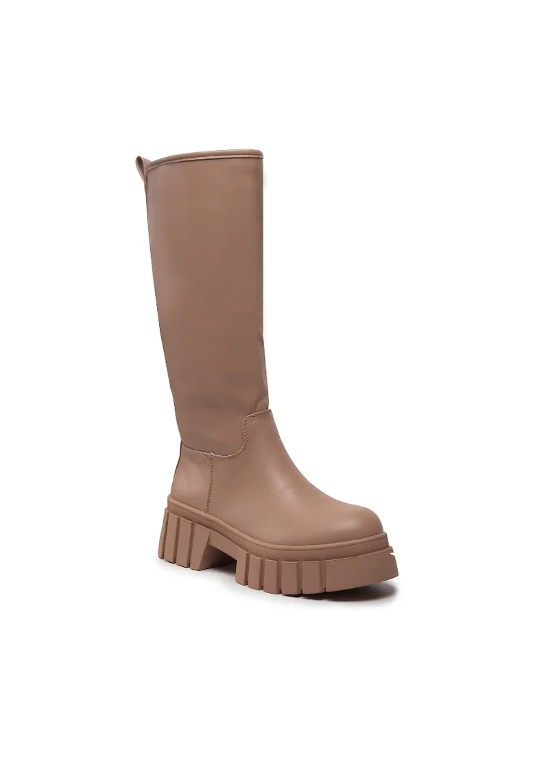 Cizme dama,  Piele ecologica, Roz, Roz