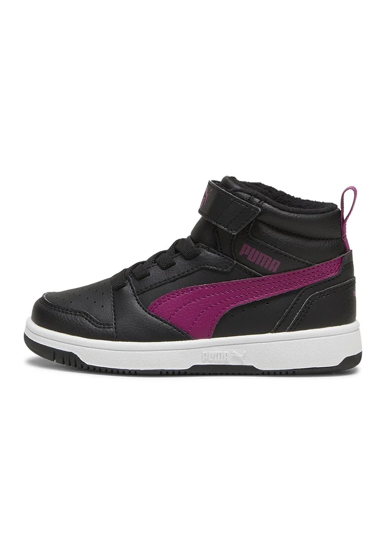 Pantofi sport de piele ecologica Rebound V6 Mid WTR AC+ PS, Negru/Violet