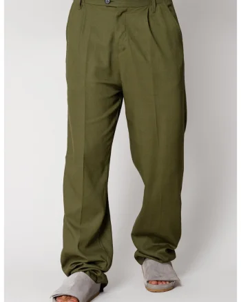 Pantaloni lung din IN Olive 17220, Kaki