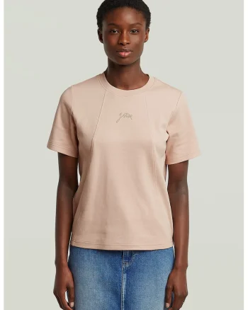 Tricou lejer din bumbac organic, Piersica