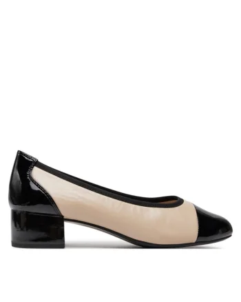 Pantofi dama  303676292, Piele naturala, Bej
