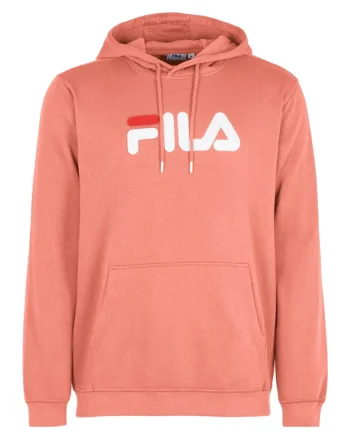 Hanorac unisex cu logo supradimensionat Barumini, Roz somon