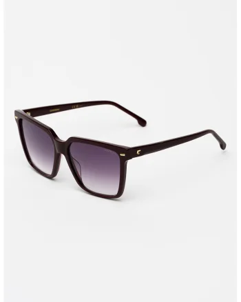 Ochelari de soare dreptunghiulari cu lentile in degrade, Violet pruna