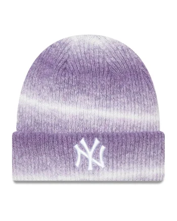 Caciula cu logo brodat, Alb/Violet