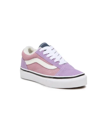 Tenisi fete,  301737803, Piele naturala, Violet, Violet
