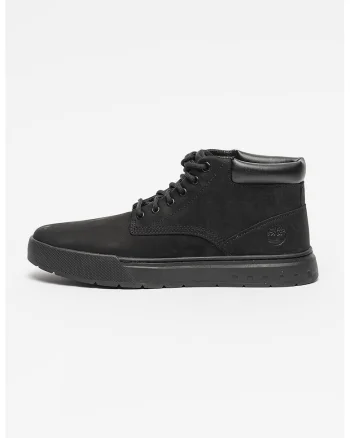 Pantofi sport de piele nabuc Maple Grove, Negru stins