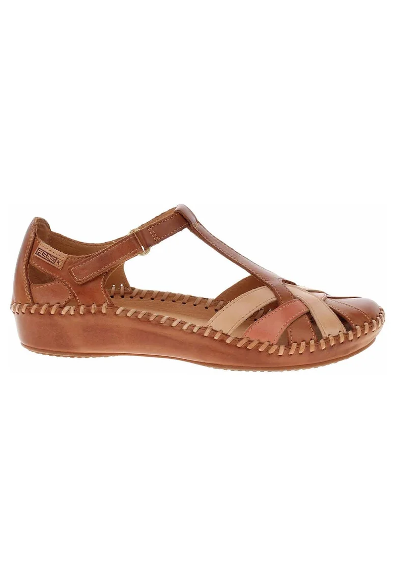 Sandale dama, Pikolinos 655-0732C5, Piele naturala, maro, Maro