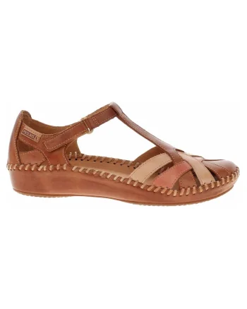 Sandale dama, Pikolinos 655-0732C5, Piele naturala, maro, Maro