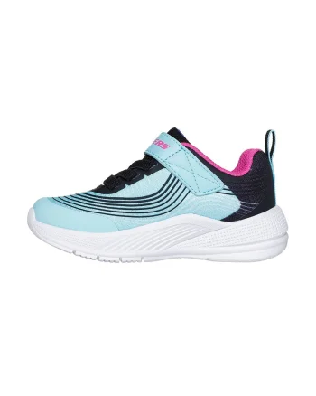 Pantofi sport cu velcro Microspec Advance, Albastru deschis/Bleumarin