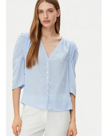 Bluza dama,  305252838, Poliester, Albastru, Albastru