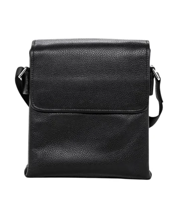 Borseta casual, barbati, ADA SHOES, PSL902, negru, piele naturala