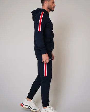 Trening Bumbac Moon cu gluga Navy Red New