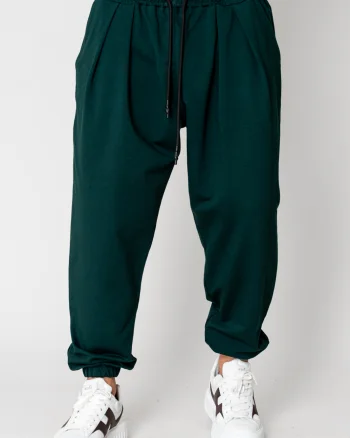 Pantaloni lung Baggy Bottle Green