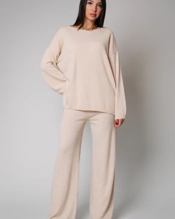 Set Lorelle mix lana si casmir Beige I