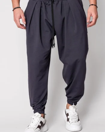 Pantaloni lung Baggy Grey Anthracite