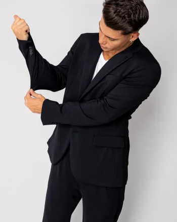 Costum Flex sacou si pantalon lung Black
