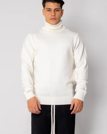 Pulover cu guler inalt Off White