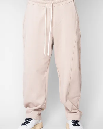 Pantaloni lungi Baloon Fit din 100% Bumbac - 400gr mp Premium Edition Beige