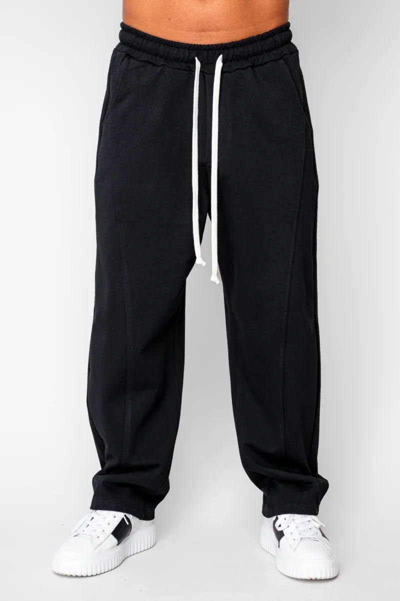 Pantaloni lungi Baloon Fit din 100% Bumbac - 400gr mp Premium Edition Black