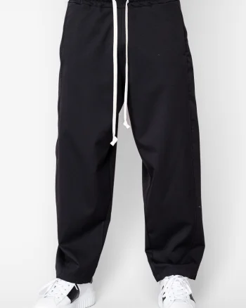 Pantaloni lungi drepti Oversized Black
