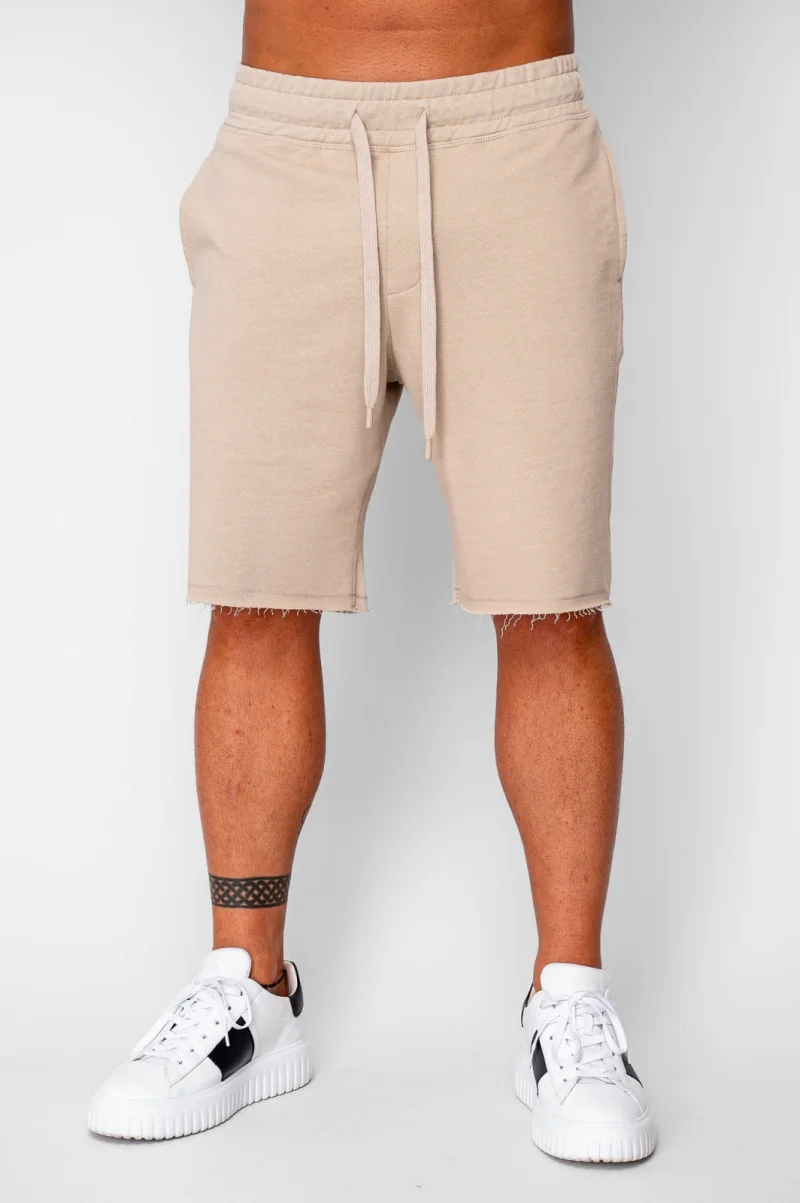 Pantaloni scurti din bumbac Beige