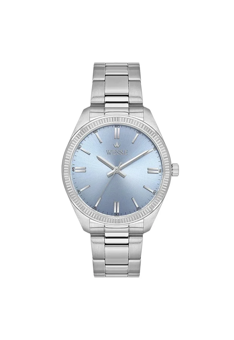 Ceas barbatesc  WWG210305, 41mm, curea metalizata, rezistenta la apa 5 ATM, culoare metalizata