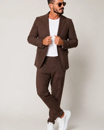 Costum Ralph din IN sacou si pantalon lung Brown