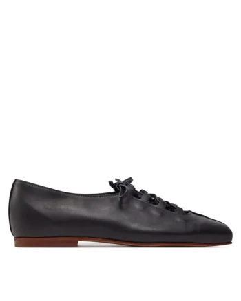 Tenisi dama,  30400948839, Piele naturala, Negru