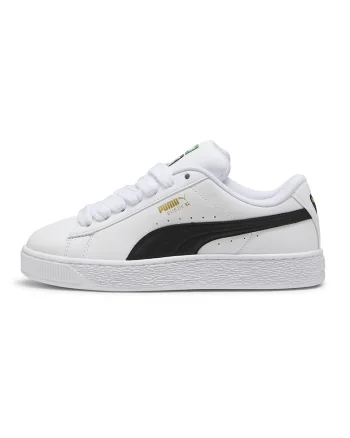Pantofi sport de piele si piele ecologica - 12334, Alb/Negru